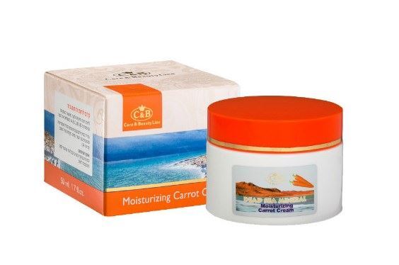 Dead Sea Care & Beauty, Moisturizing Nourishing Cream Carrot, 1.7.fl.oz/50ml