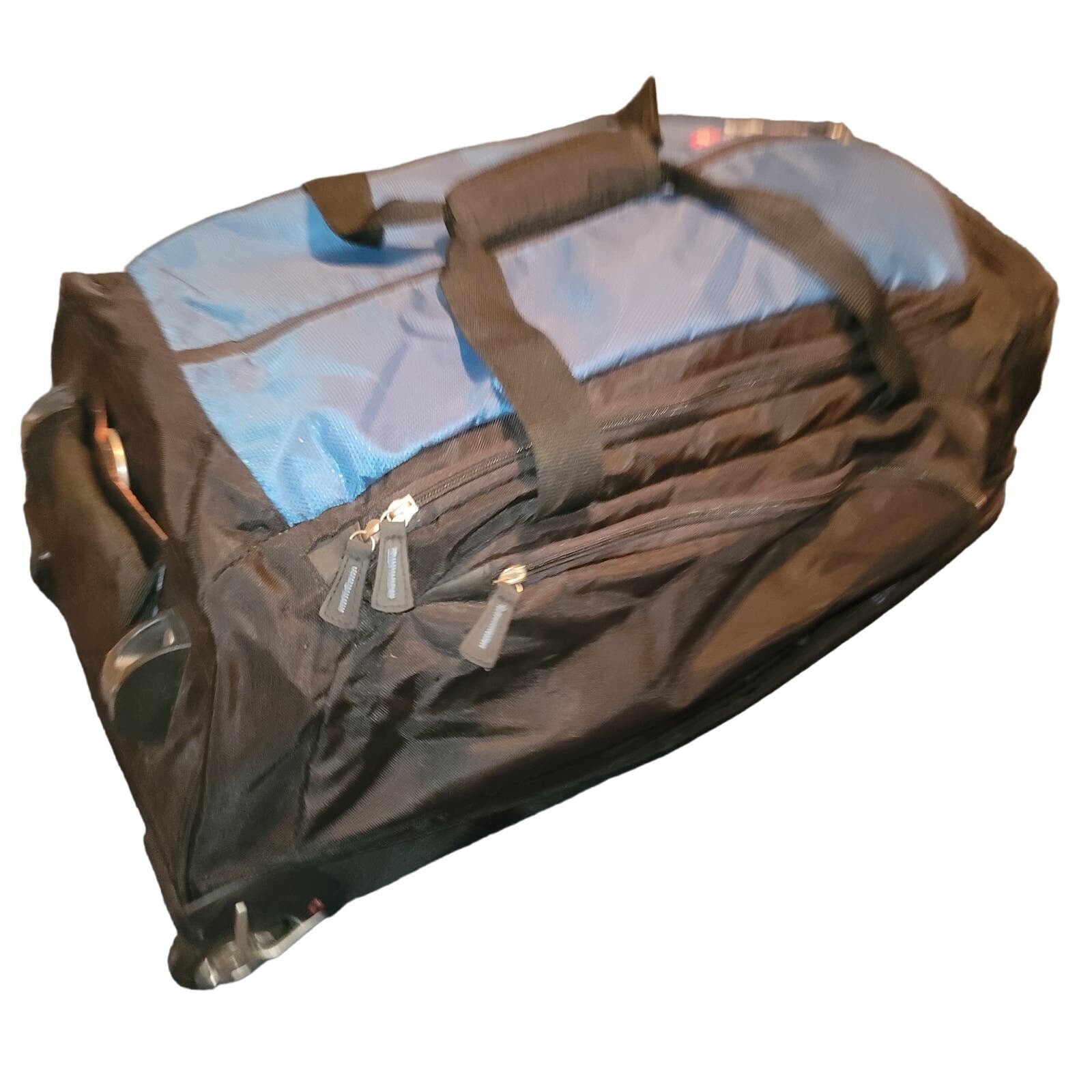 Sigg Large Rolling suitcase duffel shoulder strap LUGGAGE bag Travel 2 Piece