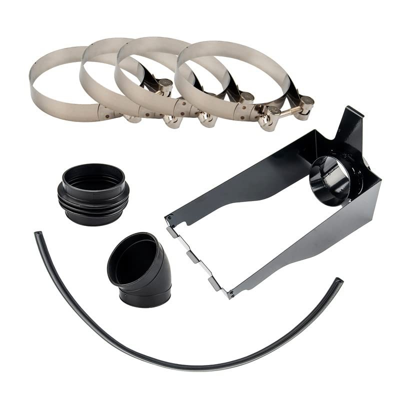 4″ Cold Air Intake System Kits w/Filter Aluminum 1999-2003 Ford F250/F350 Red