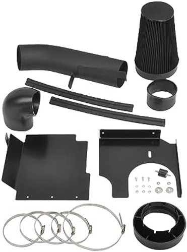 4″ Cold Air Intake System + Heat Shield Compatible with 1999-2006 GMC/Chevy V…
