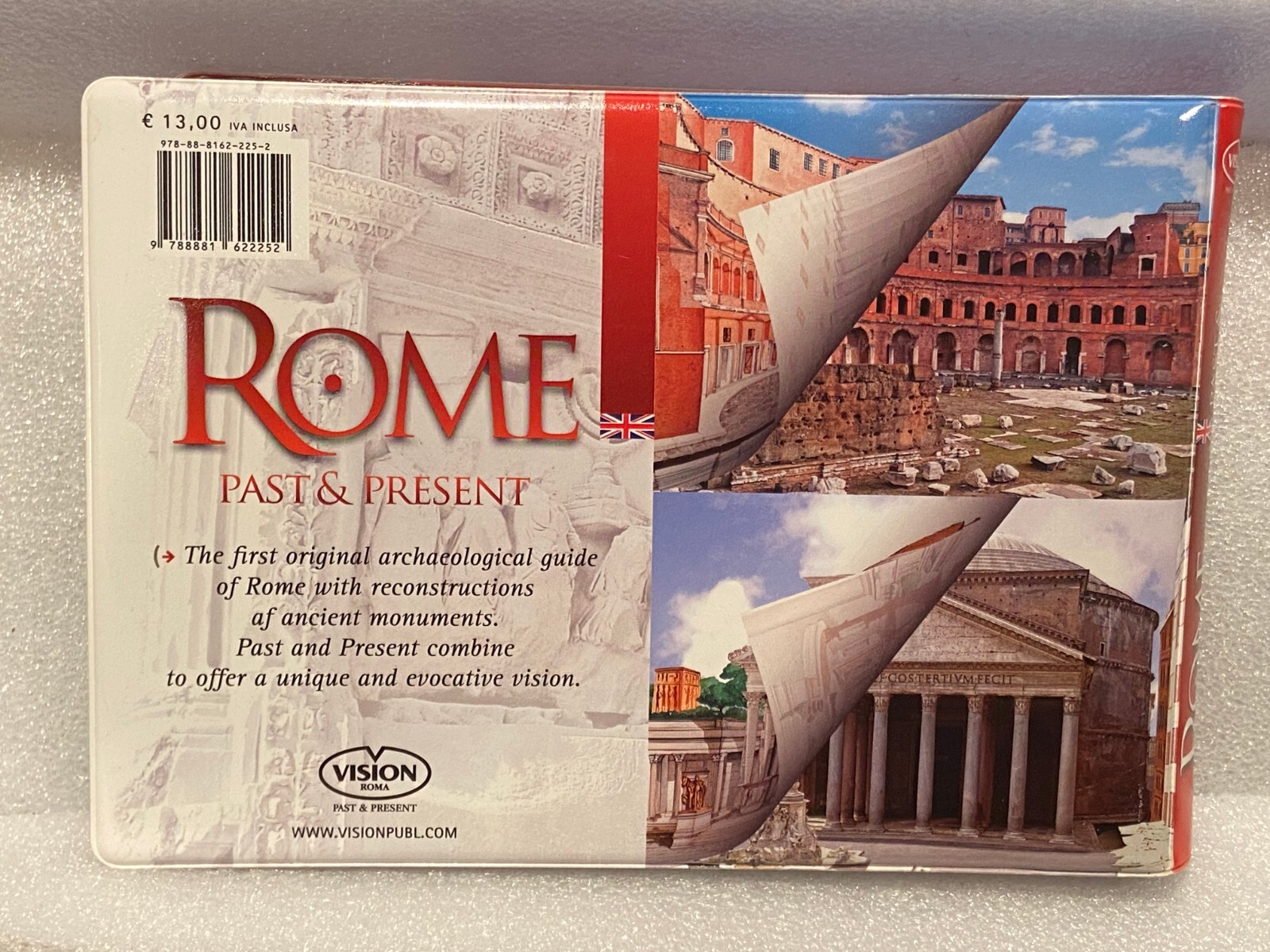 2008 Rome Past & Present Book (R.A. Staccioli) Waterproof Cover Pre-Owned BKSHDS