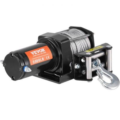 Electric Winch 3000 lb Line Pull Capacity 12V DC ATVUTV Winch with 316