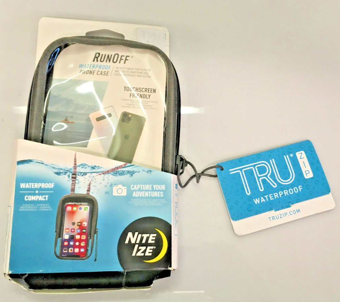 NEW RunOff Waterproof – Phone Case – Tru 3.9″ x 6.7″ x 0.7″